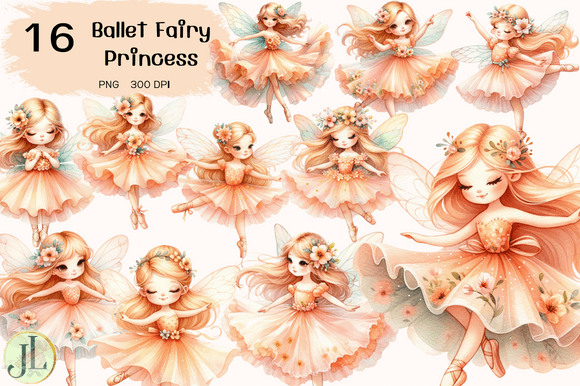 Ballet Fairy Princess Sublimation: Elevating Your Creative Projects with High-Quality Digital Art