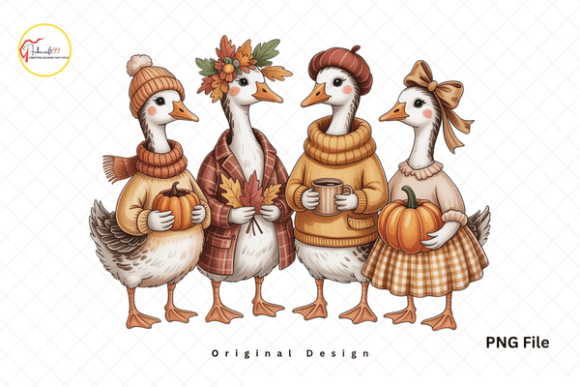 Choosing the Right Cozy Fall Goose PNG and Goose Autumn PNG for Seasonal Crafts