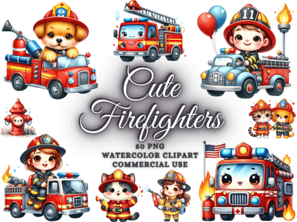 Choosing the Right Cute Firefighters Clipart Fire Truck Png for Creative Projects