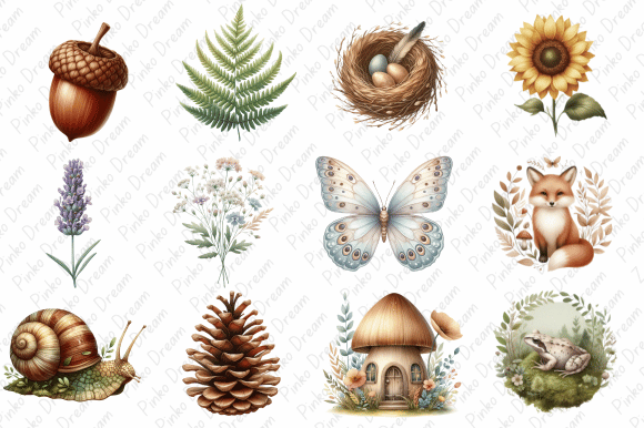 Cottagecore Nature Clipart: PNG Bundle Guide