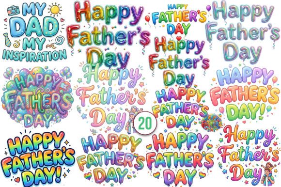 Evaluating the Father’s Day Clipart PNG Bundle for Creative Projects