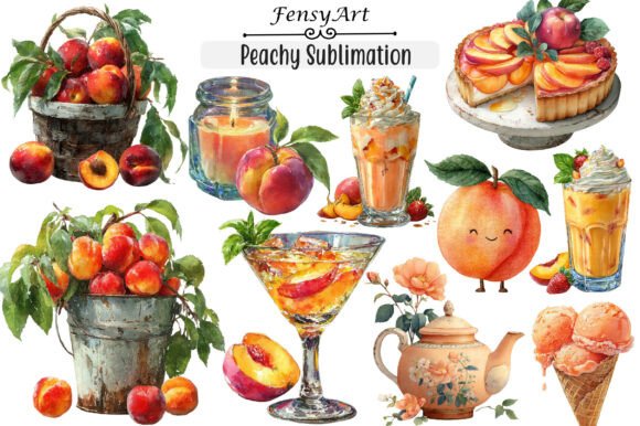 Evaluating Watercolor Peachy Sublimation Assets for Creative Projects