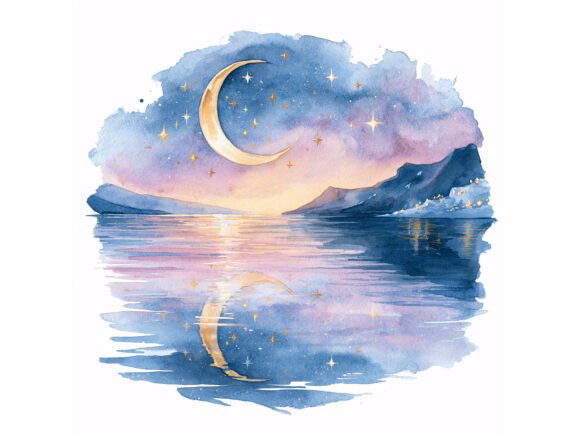Review and Guide: 14 JPG Moon Lake Watercolor Set for Digital Crafts