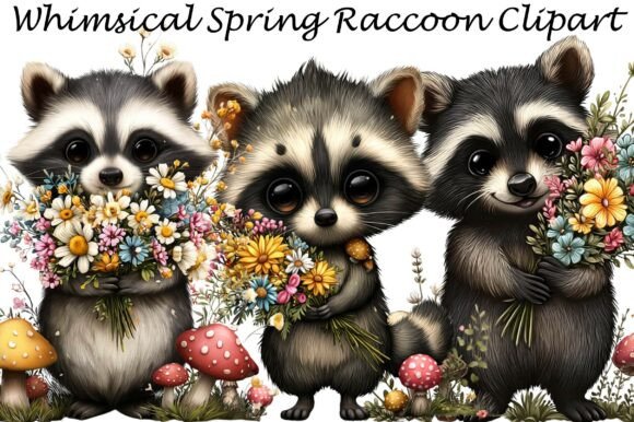 Unlocking Creativity with Whimsical Spring Raccoon Clipart: A Guide for Designers and Crafters