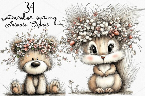 Watercolor Spring Animals Clipart Bundle: A Guide to Quality and Usage